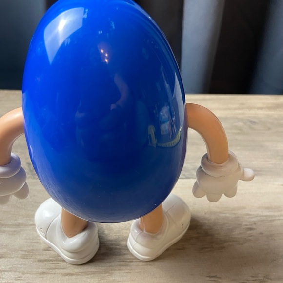 Mars M&M Blue Candy Plastic Figure Bendy Bendable Arms/Legs - Picture 4 of 7